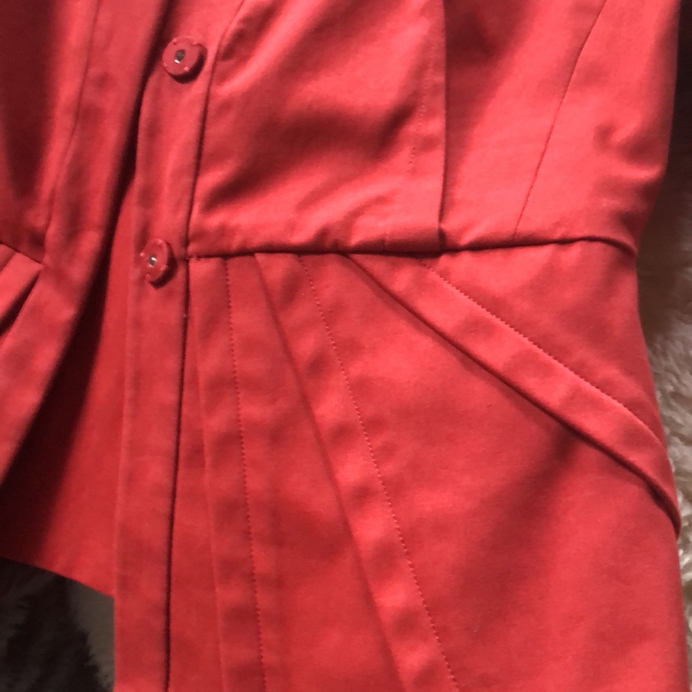 J. Peterman Dramatic Structured Short Jacket , Br… - image 4